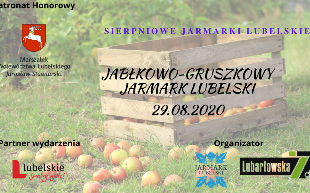 SIERPniowy Jarmark – Jabłkowo-Gruszkowy 29.08.2020